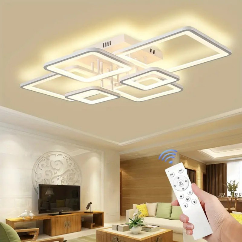 Wrought Studio Modern Ceiling Light, Dimmable LED Flush Mount